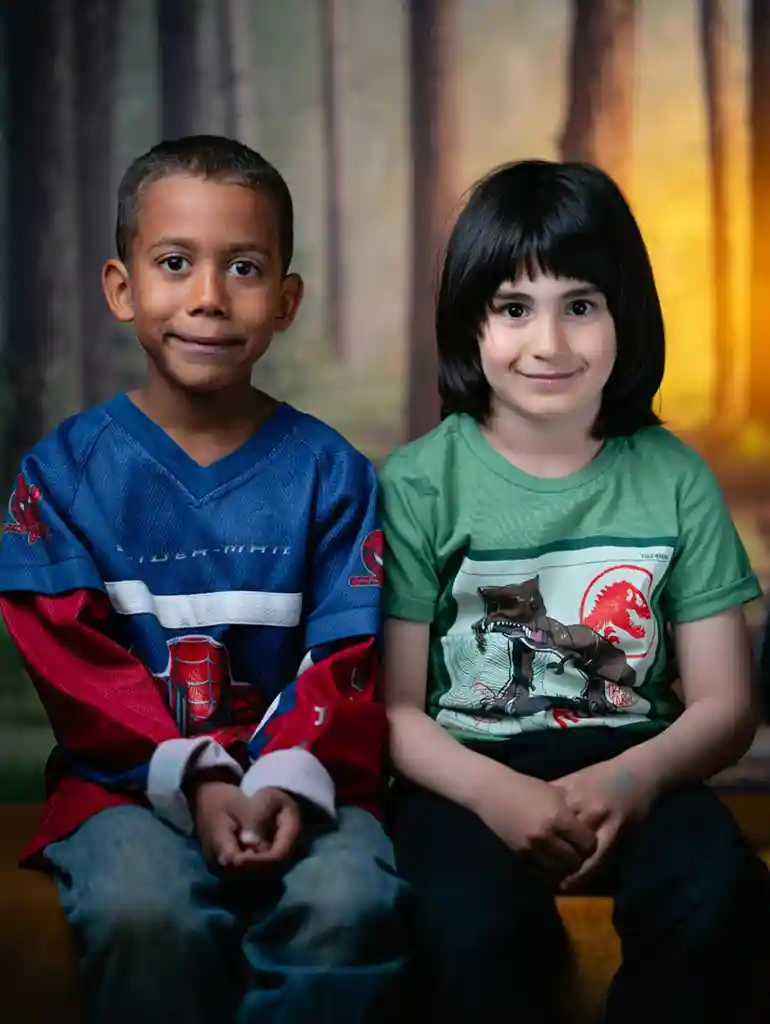 A picture of UMKA kids playing in spring 2025