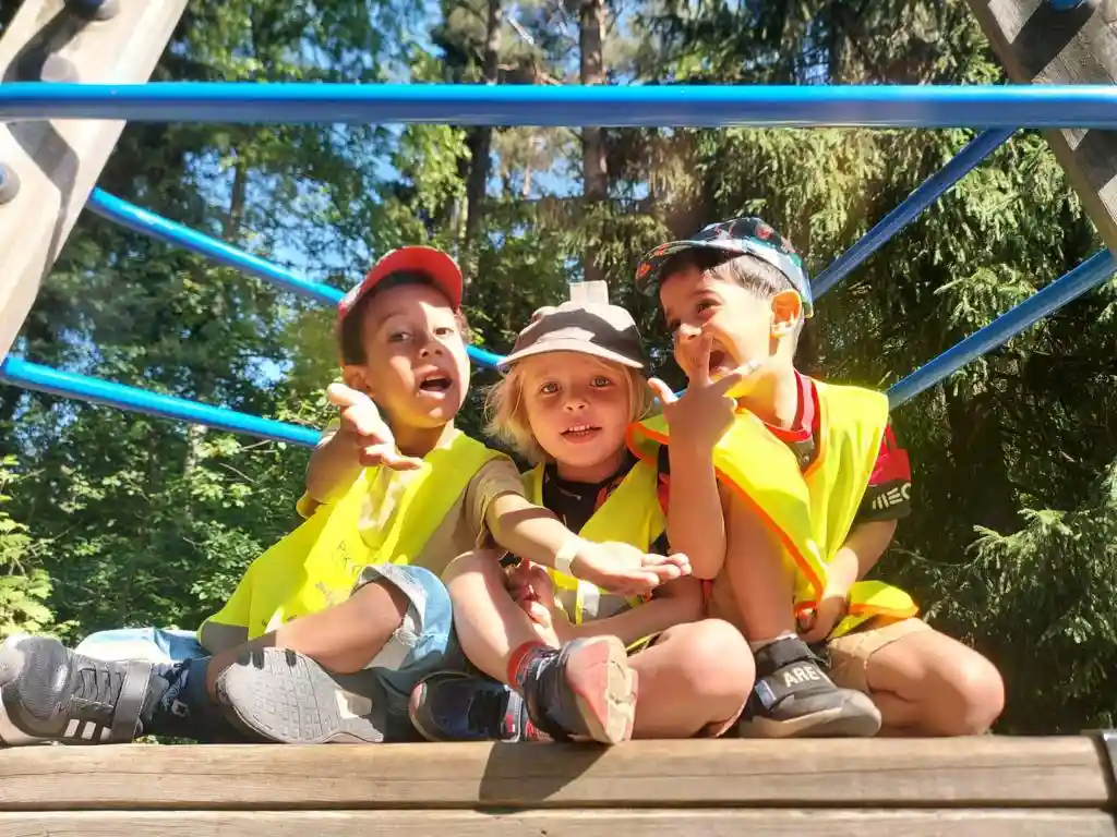 A picture of UMKA kids playing in summer 2023