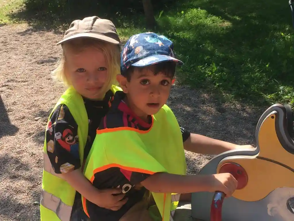 A picture of UMKA kids playing in summer 2023