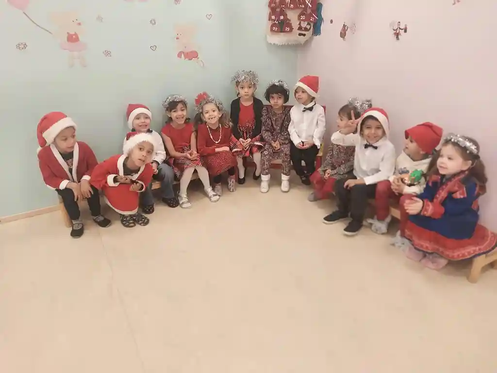 A picture of UMKA kids playing in winter 2024