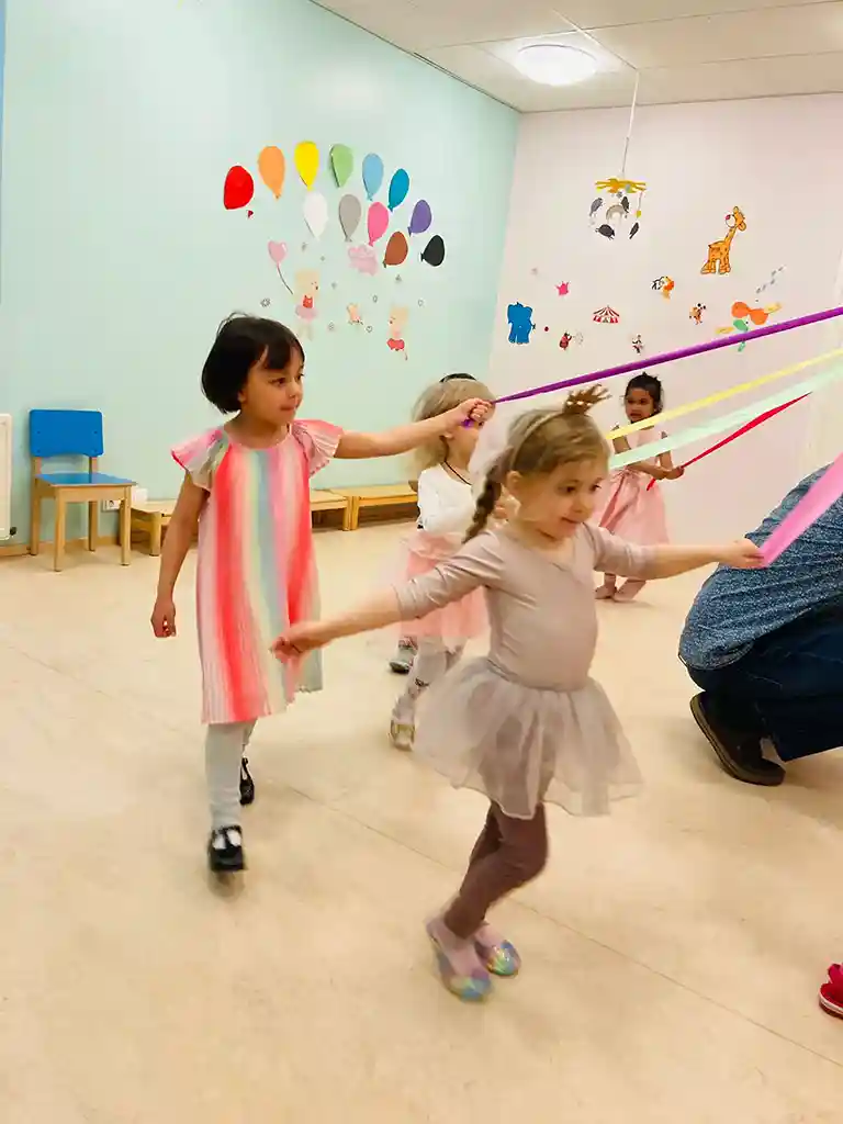 A picture of UMKA kids playing in spring and summer 2022